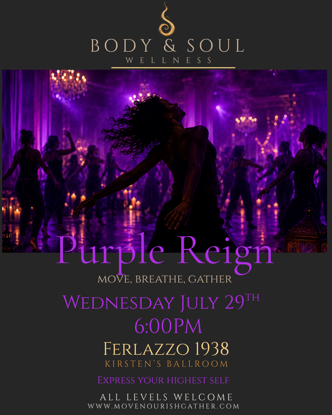 Purple Reign: An Embodied Gathering